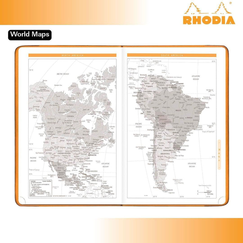 Clairefontaine - Webplanner 2026: horizontal Grid Agenda - Poppy - A5. 160 pages (5.8x8.3in)