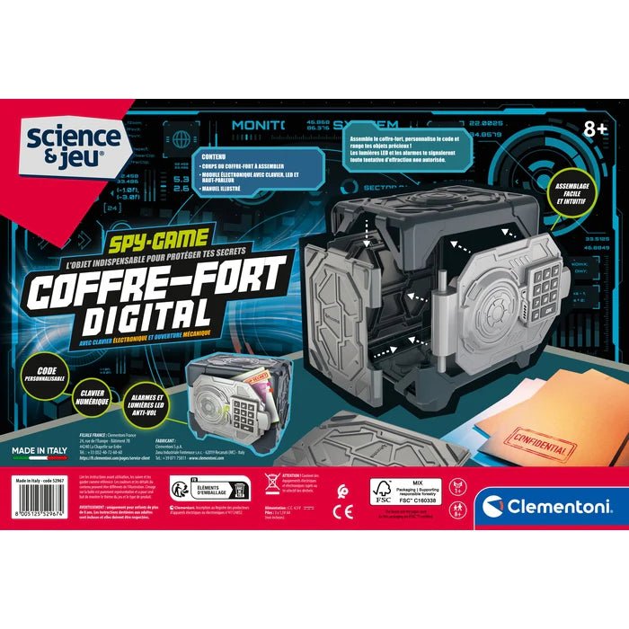 Clementoni - COFFRE - FORT DIGITAL Toys & Games