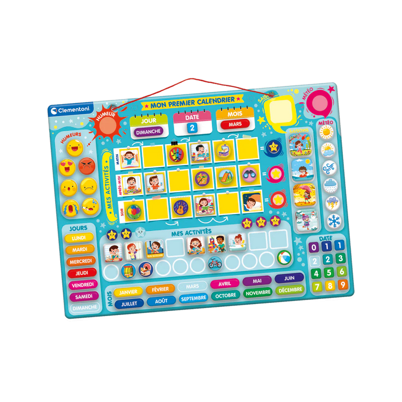 Clementoni - PUZZLE MAGNÉTIQUE - CALENDRIER Toys & Games