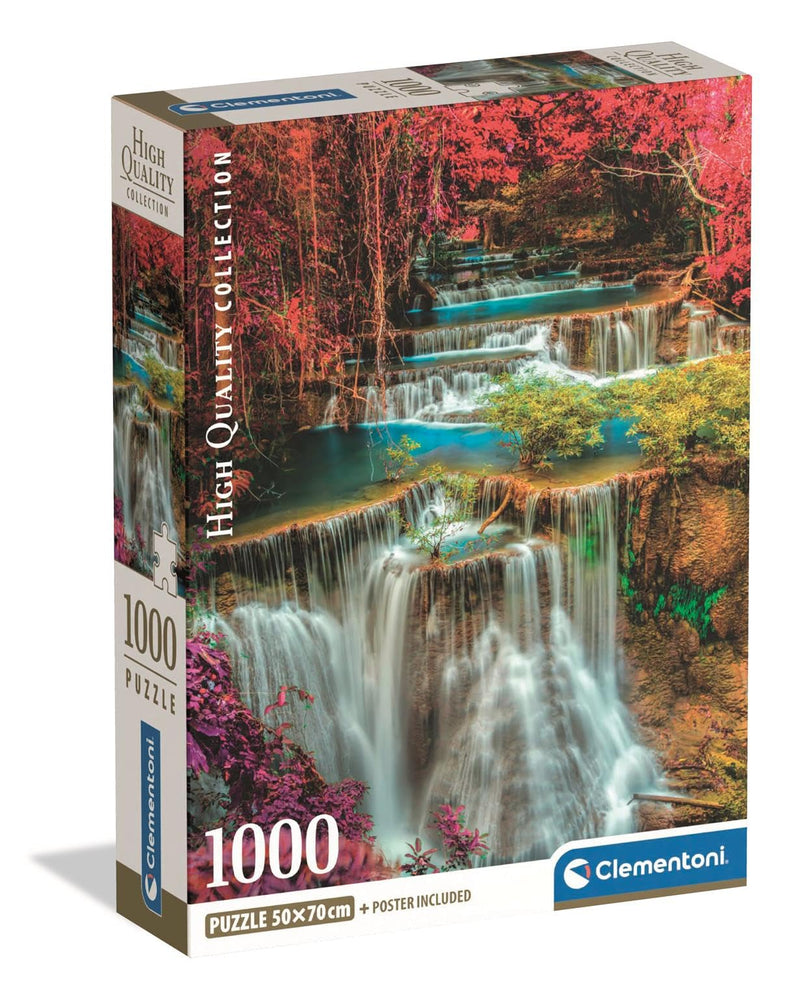 Clementoni - PZ1000: COLOURFUL THAI FALLS Games & Toys