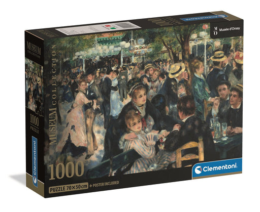 Clementoni - PZ1000: MUSEUM: DANCE AT THE MOULIN DE LA GALETTE Games & Toys