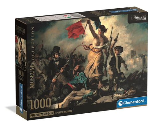 Clementoni - PZ1000: MUSEUM: LIBERTY LEADING THE PEOPLE - DELACROIX Games & Toys