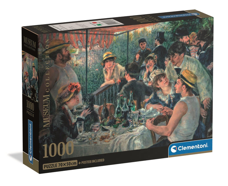 Clementoni - PZ1000: MUSEUM: LUNCHEON OF THE BOATING PARTY - RENOIR Games & Toys