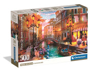 Clementoni - PZ500: SUNSET OVER VENICE Games & Toys