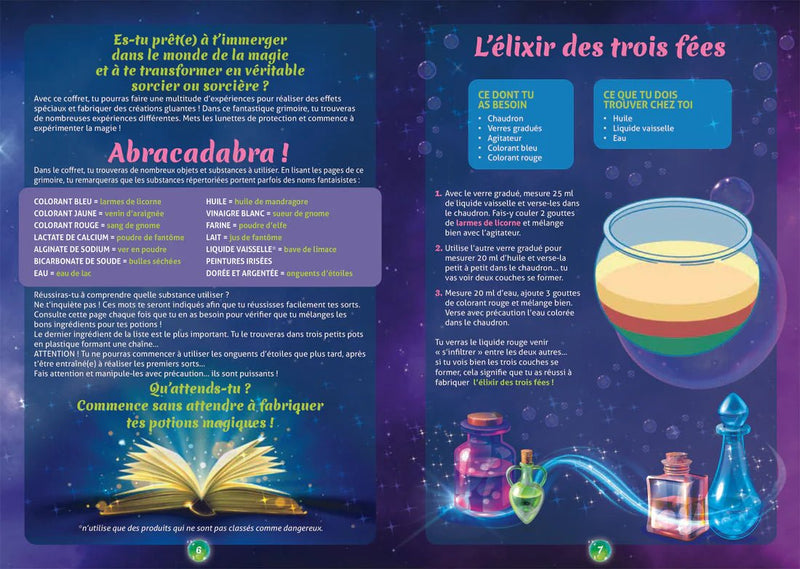 Clementoni - SCIENCE & JEU : CHEMISTRY AND MAGIC POTIONS Toys & Games