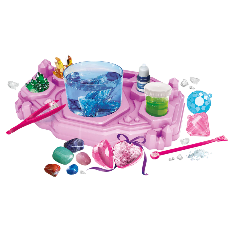 Clementoni - SCIENCE & JEU: LAB BIJOUX EN CRYSTAL Toys & Games