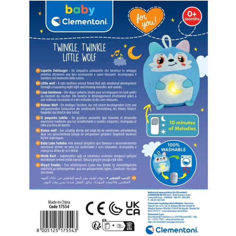 Clementoni - TWINKLE TWINKLE - LITTLE WOLF Games & Toys