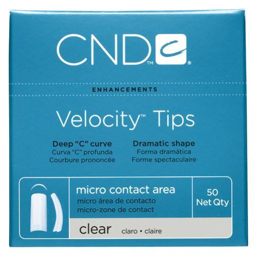 CND - Velocity Tips Clear 3 50Pk Beauty & Personal Care
