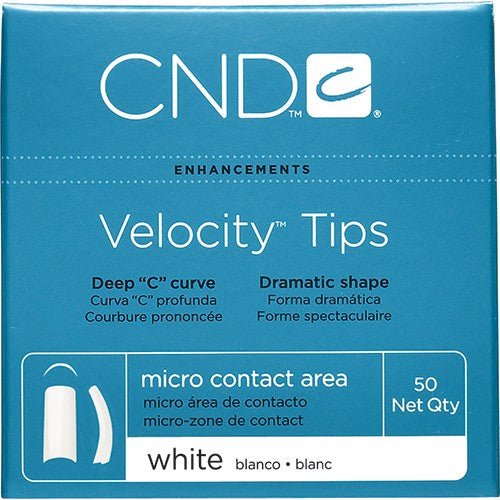 CND - Velocity Tips White 50Pk Beauty & Personal Care 2
