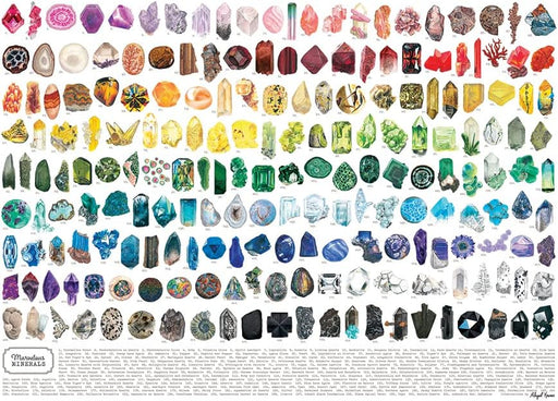 Cobble Hill - 1000 Piece Jigsaw Puzzle - Marvelous Minerals | Old Version Toys & Games