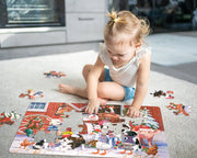 Cobble Hill - 35 Piece Jigsaw Puzzle - Festive Farmyard Greetings | Old Version Toys & Games