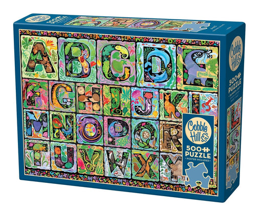 Cobble Hill - A to Z | 500 Piece Games & Toys