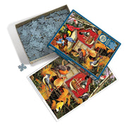 Cobble Hill - Fall Birdhouse (500-Piece Puzzle) - Limolin 