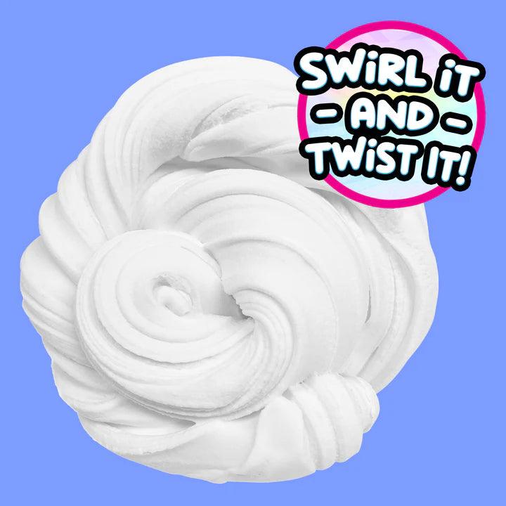 COMPOUND KINGS Fluffy Butter Cloudz Compound Bucket For Girls & Boys | Sensory Toys | Non - Toxic & Non - Sticky | Stress Re Toys & Games 13.40 Oz Marshmallow