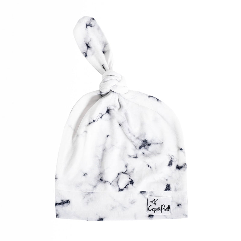 Copper Pearl - Top Knot Hat | 0-4 months