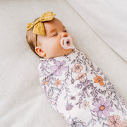 Copper Pearl - Swaddle Blanket Baby & Toddler Floral Flora