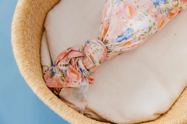 Copper Pearl - Swaddle Blanket Baby & Toddler Floral Penelope