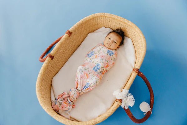 Copper Pearl - Swaddle Blanket Baby & Toddler Floral Penelope