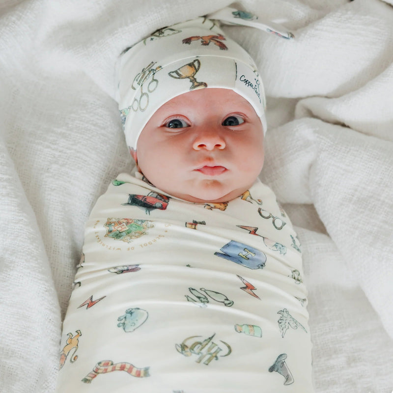 Copper Pearl - Swaddle Blanket Baby & Toddler Licensed Wizarding World