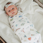 Copper Pearl - Swaddle Blanket Baby & Toddler Licensed Wizarding World