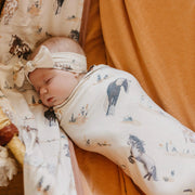 Copper Pearl - Swaddle Blanket Baby & Toddler Western / Rustic Montana