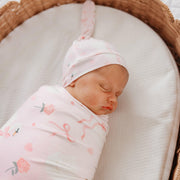Copper Pearl - Top Knot Hat | 0 - 4 months Apparel & Accessories Floral Adelia