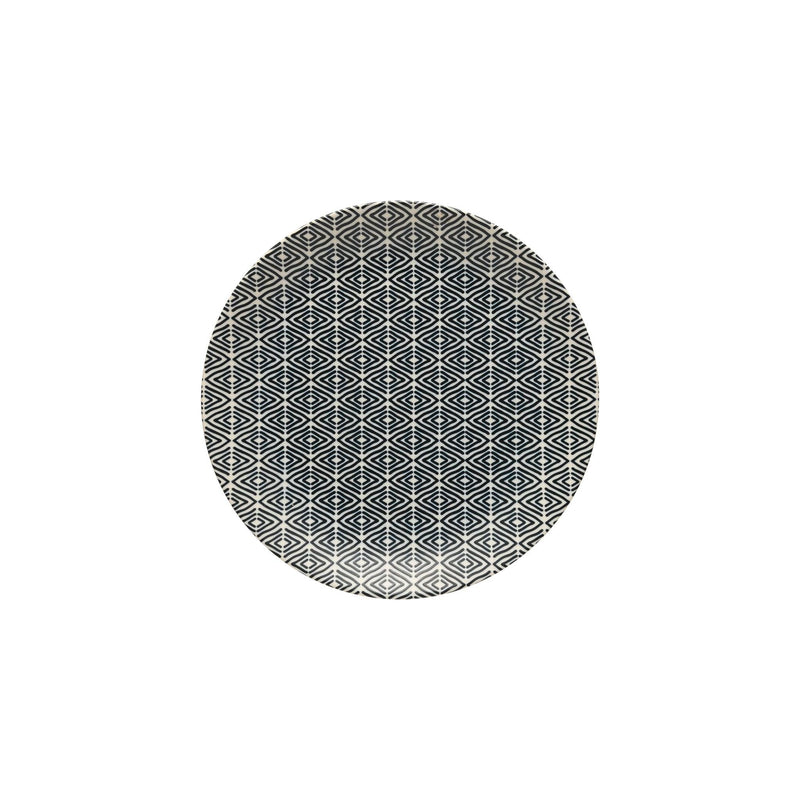 Costa Nova Augusta Salad and Dessert Plate Home & Kitchen Diamond - weave Singl