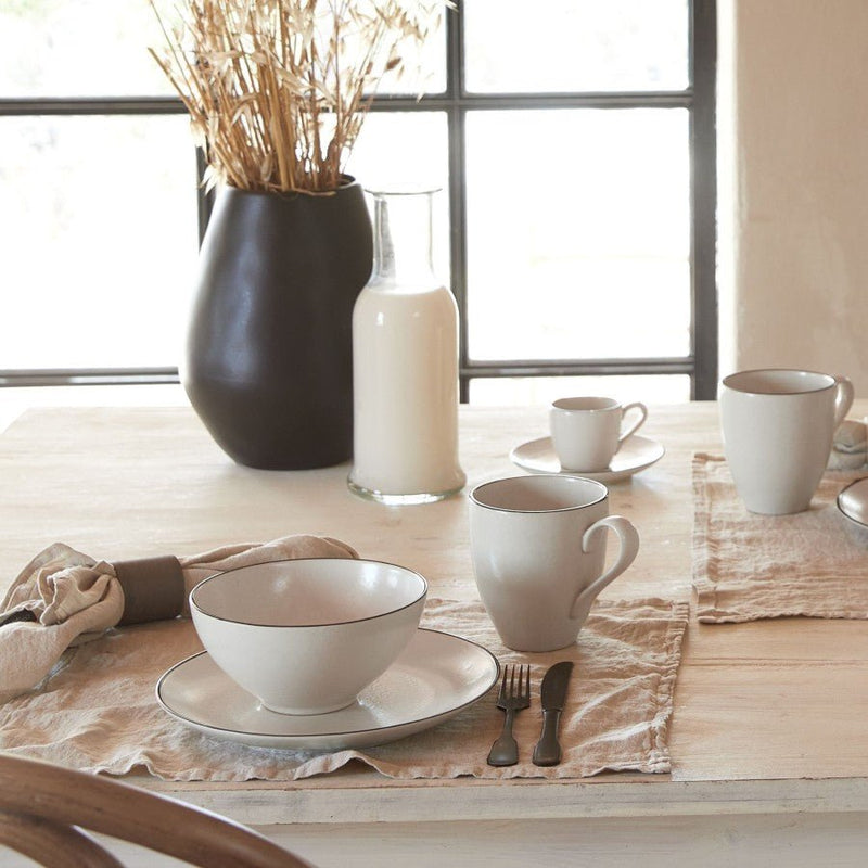 Costa Nova Augusta Salad and Dessert Plate Home & Kitchen Natural Singl