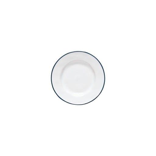 Costa Nova - Beja White Blue Appetizer/Bread Plate Home & Kitchen