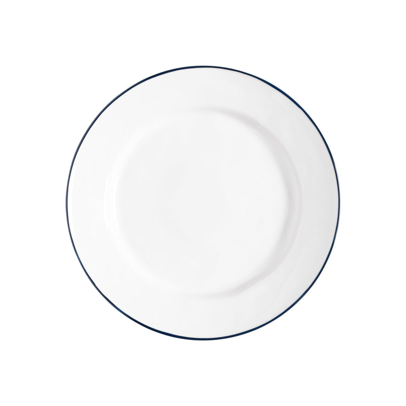 Costa Nova - Beja White Blue Dinner Plate Home & Kitchen