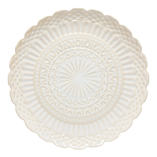 Costa Nova - Cristal White Round Platter Home & Kitchen