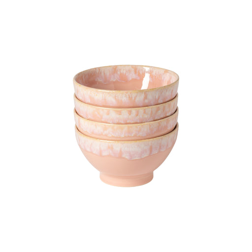 Costa Nova - Grespresso Soft Pink Latte Bowl X4 Home & Kitchen
