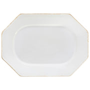 Costa Nova Luzia cloud white octagonal platter, PER401-CLW