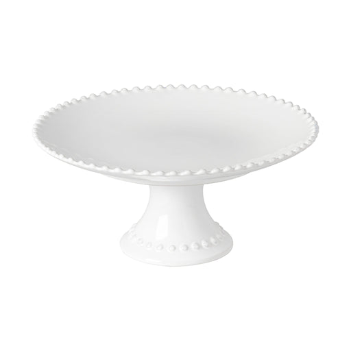 Costa Nova - Pearl White Footed Plate E28 Home & Kitchen