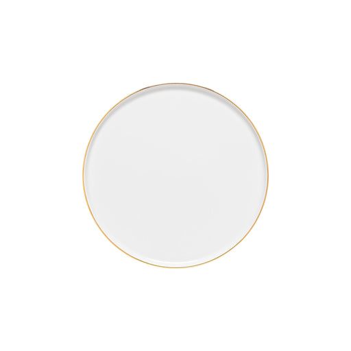 Costa Nova - Resonance Porcelain Gold Rim Salad/Dessert Plate