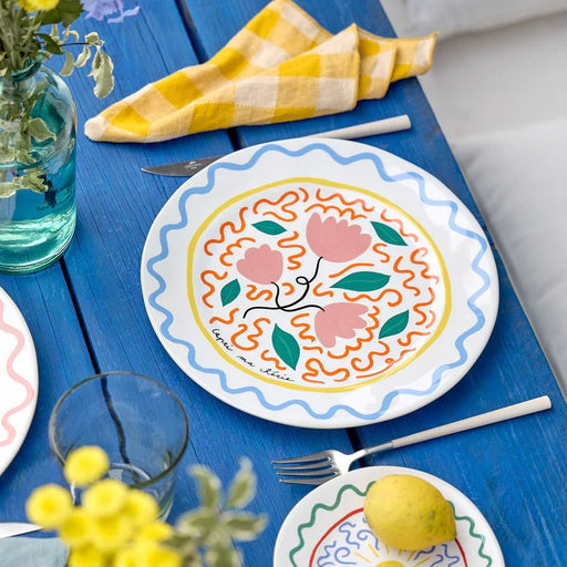 Costa Nova - Summer Bliss Dinner Plate Tulip Home & Kitchen