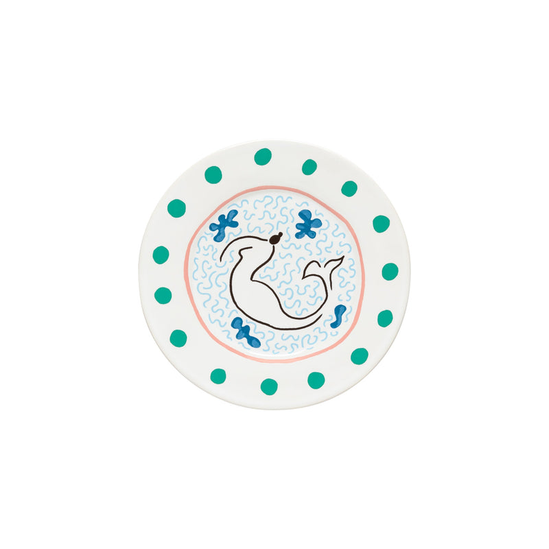 Costa Nova - Summer Bliss Salad / Dessert Plate Mermaid Home & Kitchen