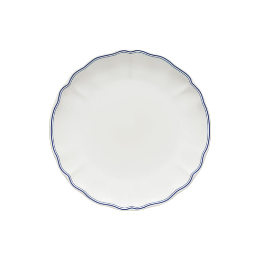 Costa Nova - Vila White - Blue Filet Dinner Plate | 11 in Home & Kitchen