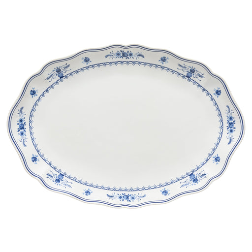 Costa Nova - Vila White - Blue Oval Platter Large | 16 in Home & Kitchen