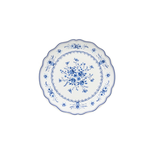 Costa Nova - Vila White - Blue Salad / Dessert Plate | 8 in Home & Kitchen