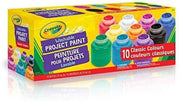 Crayola - Washable Project Paint, 10 Count Arts & Entertainment