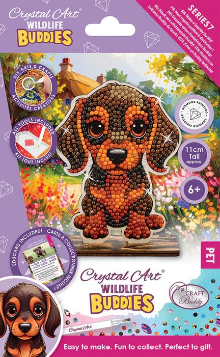 Crystal Art - Buddies: Puppy (single) Arts & Crafts