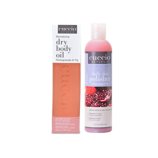 Cuccio - Polisher Pomegranate 8Oz + Dry Body Oil 100Ml Beauty & Personal Care