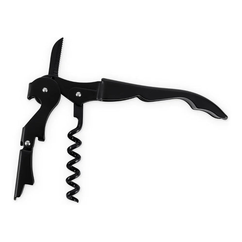 Cuisivin - Double Lever Waiter's Corkscrew - All Black - carded Home & Kitchen