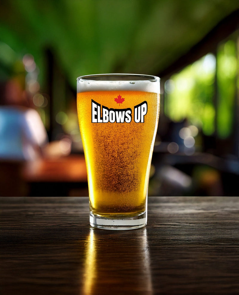 Cuisivin - Elbows Up Beer Glass 22oz - 6pk Home & Kitchen