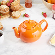 Danica - Stoneware Teapot - Orange Home & Kitchen