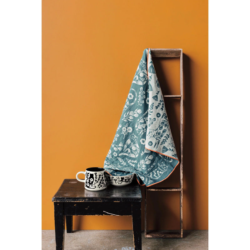Danica Studio - Catbloom Double Cloth Dishtowel Home & Kitchen