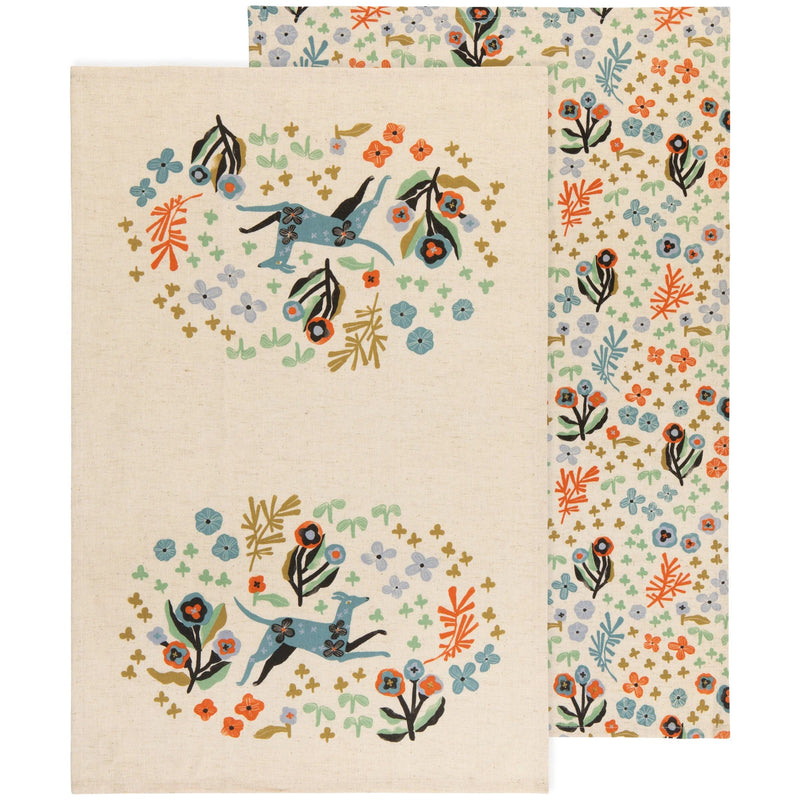 Danica Studio - Dogwood Dishtowels Set of 2 Home & Kitchen