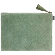 Danica Studio - Jade Quilted Velvet Flat Pouch Luggage & Bags