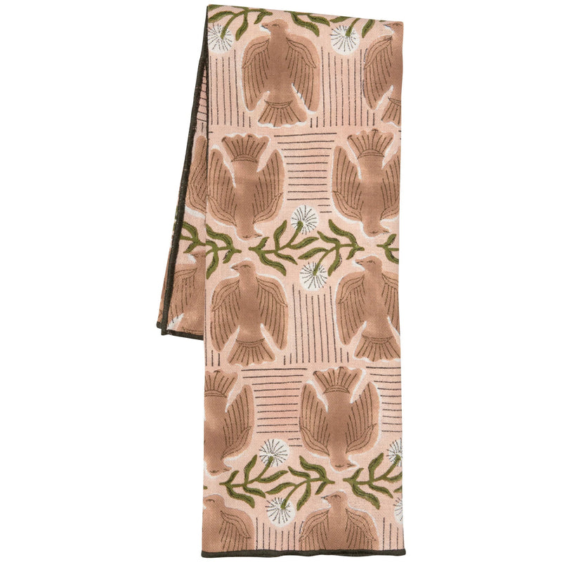Danica Studio - Peregrine Block Print Dishtowel Home & Kitchen